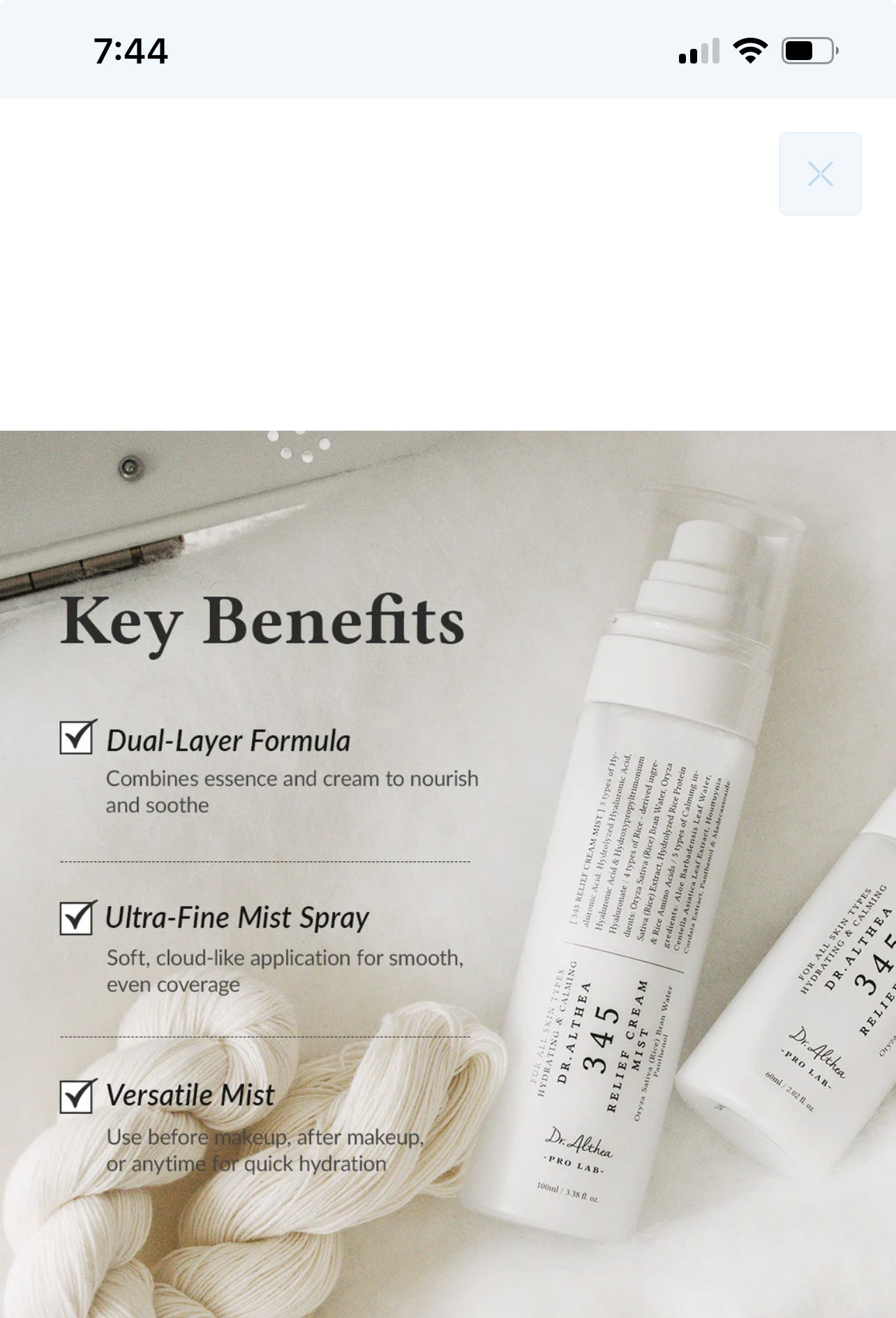 Dr althea 345 mist 100ml